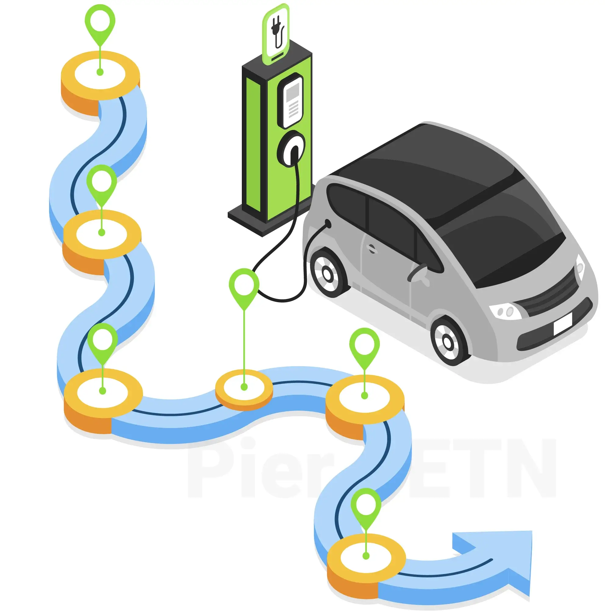 Electric Vehicle Charging Management Station